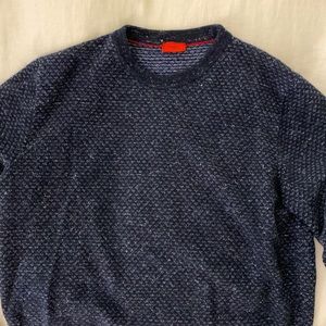 Isaia blue cashmere sweater medium